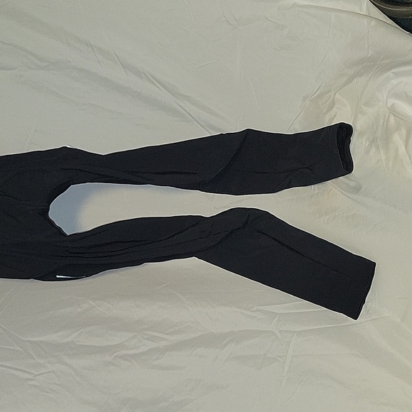 Mens Medium Cycling Full Bib Pant Micro Fleece Thinner Style Road Mtn Gravel - Picture 2 of 6